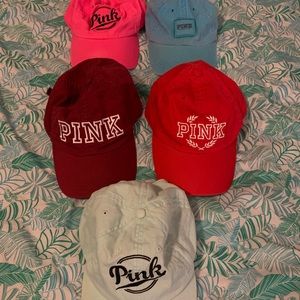 5 Victoria Secret Pink Hats